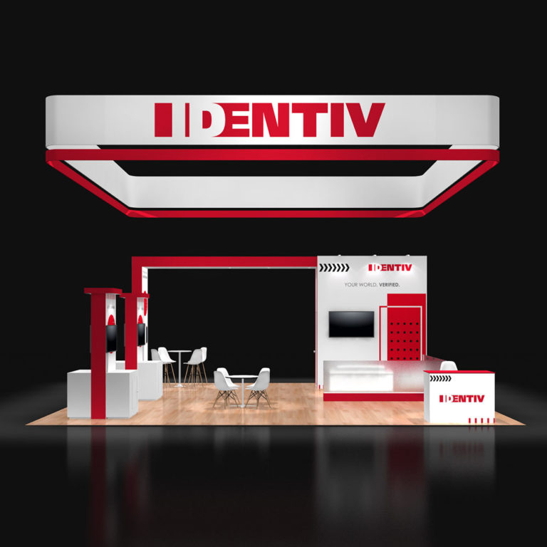 PE3030 06 — 30x30 trade show booth rental by Pure Exhibits