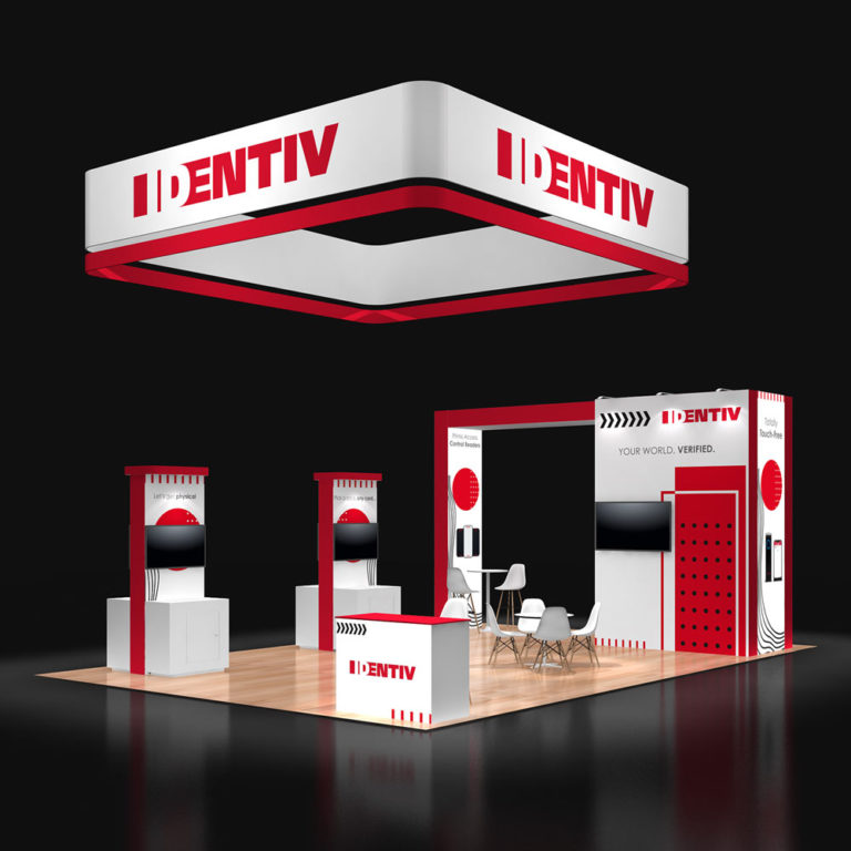 PE2030 06 — 20x30 trade show booth rental by Pure Exhibits