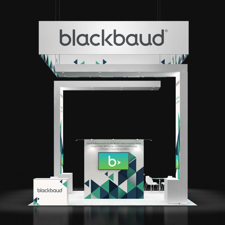 PE2020 02 — 20x20 trade show booth rental by Pure Exhibits