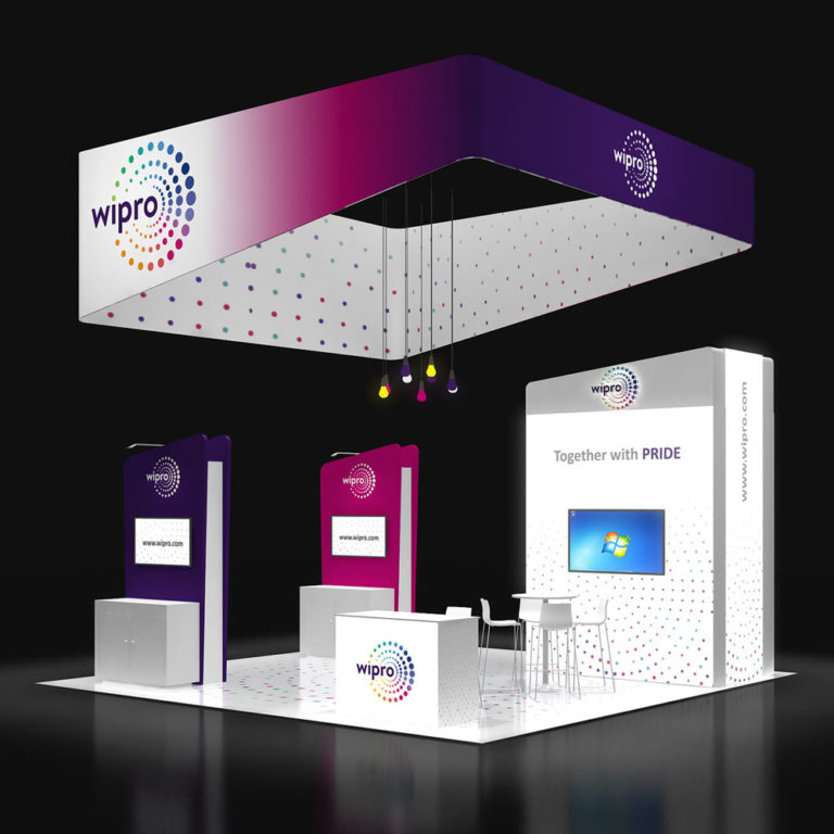 PE2020 05 — 20x20 trade show booth rental by Pure Exhibits