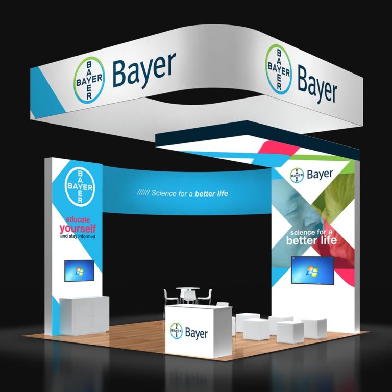 PE2020 08 — 20x20 trade show booth rental by Pure Exhibits