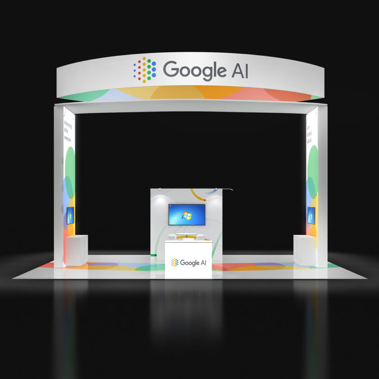 PE2030 04 — 20x30 trade show booth rental by Pure Exhibits