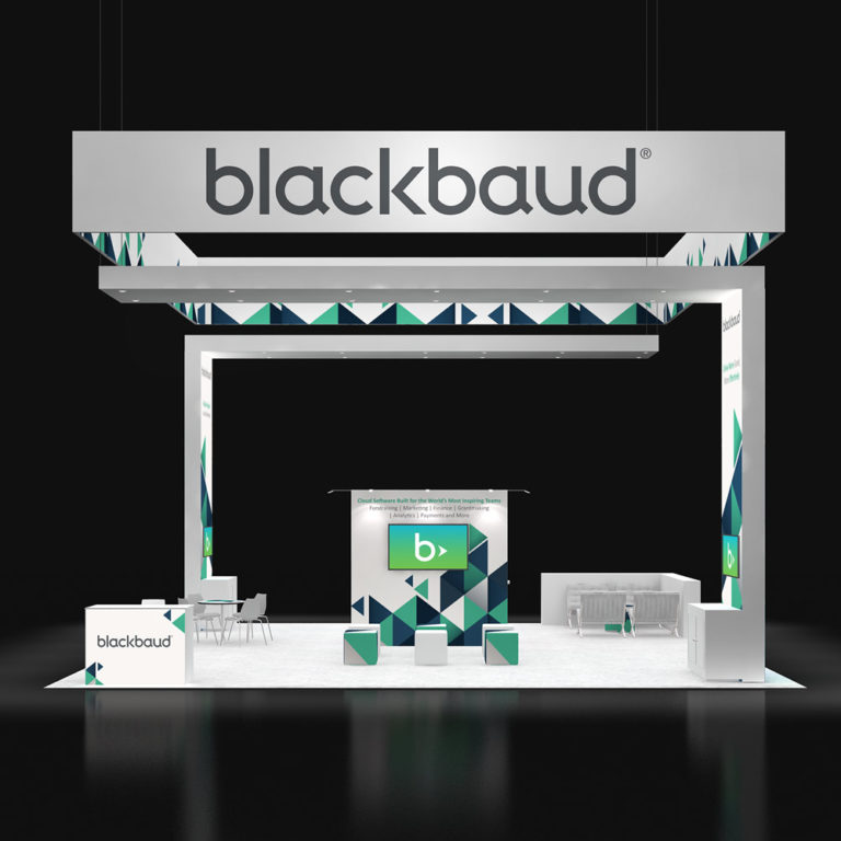 PE3030 02 — 30x30 trade show booth rental by Pure Exhibits