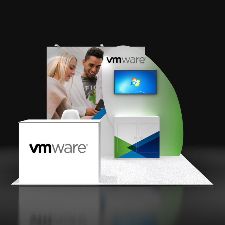 PE1010 09 — 10x10 trade show booth rental by Pure Exhibits