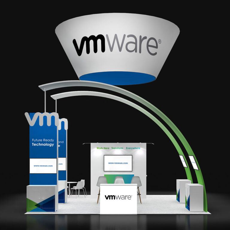 PE2020 10 — 20x20 trade show booth rental by Pure Exhibits