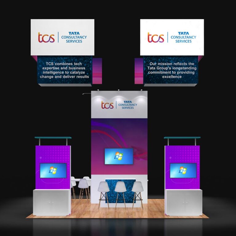 PE2020 12 — 20x20 trade show booth rental by Pure Exhibits