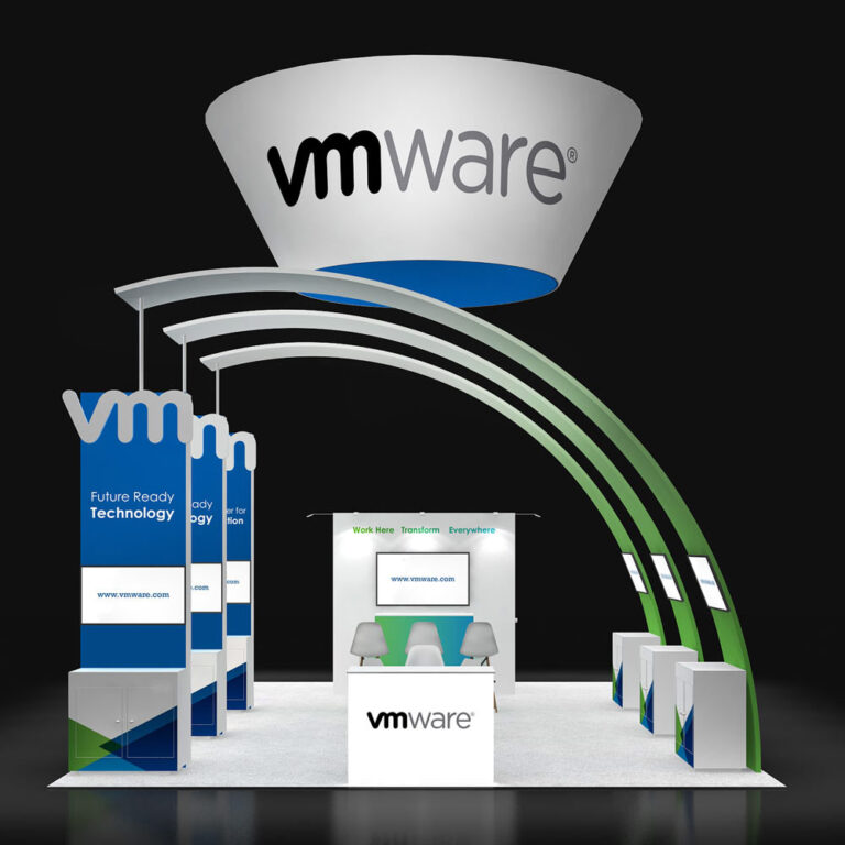 PE2030 10 — 20x30 trade show booth rental by Pure Exhibits