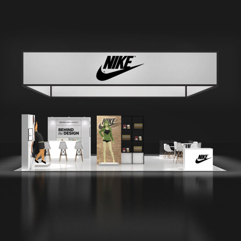 PE3030 09 — 30x30 trade show booth rental by Pure Exhibits