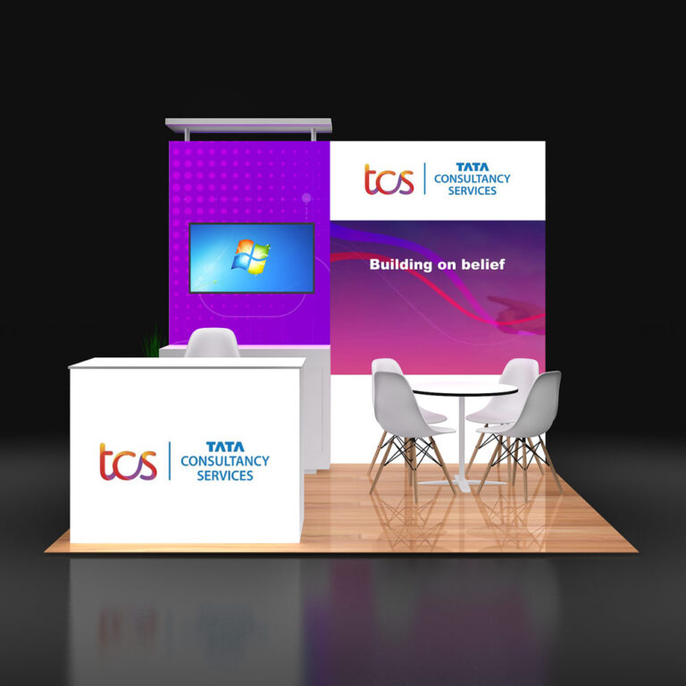 PE1010 12 — 10x10 trade show booth rental by Pure Exhibits