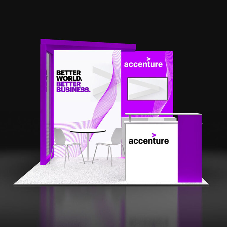 PE1010 16 — 10x10 trade show booth rental by Pure Exhibits