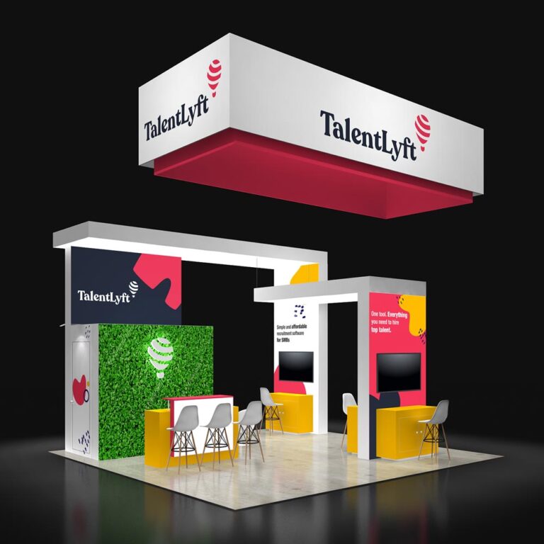 PE2020 14 — 20x20 trade show booth rental by Pure Exhibits