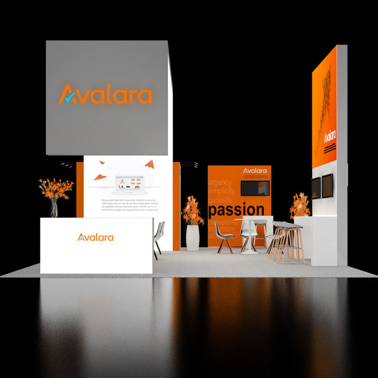 PE2030 16 — 20x30 trade show booth rental by Pure Exhibits