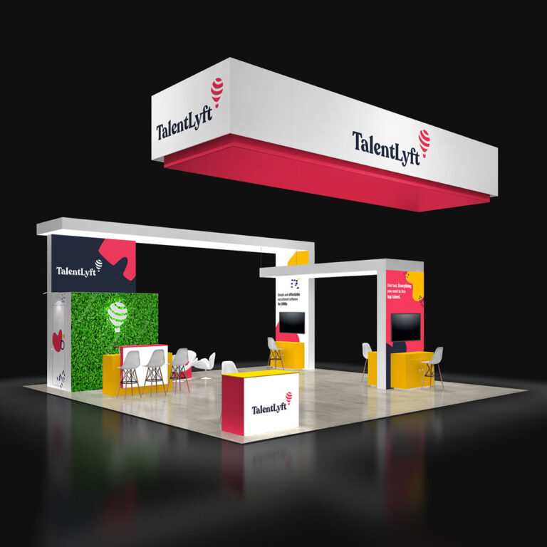 PE3030 14 — 30x30 trade show booth rental by Pure Exhibits