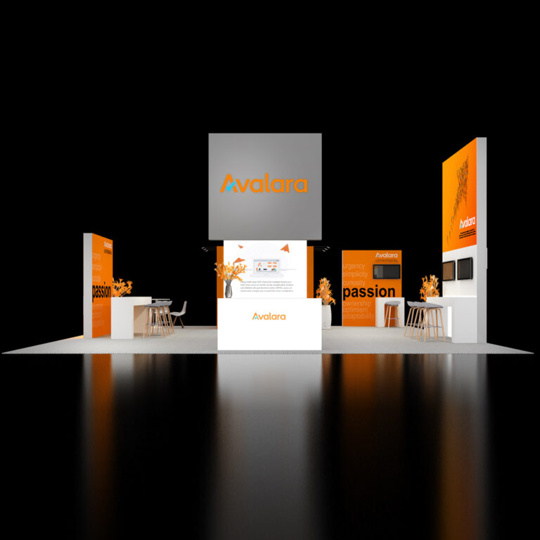 PE3030 17 — 30x30 trade show booth rental by Pure Exhibits