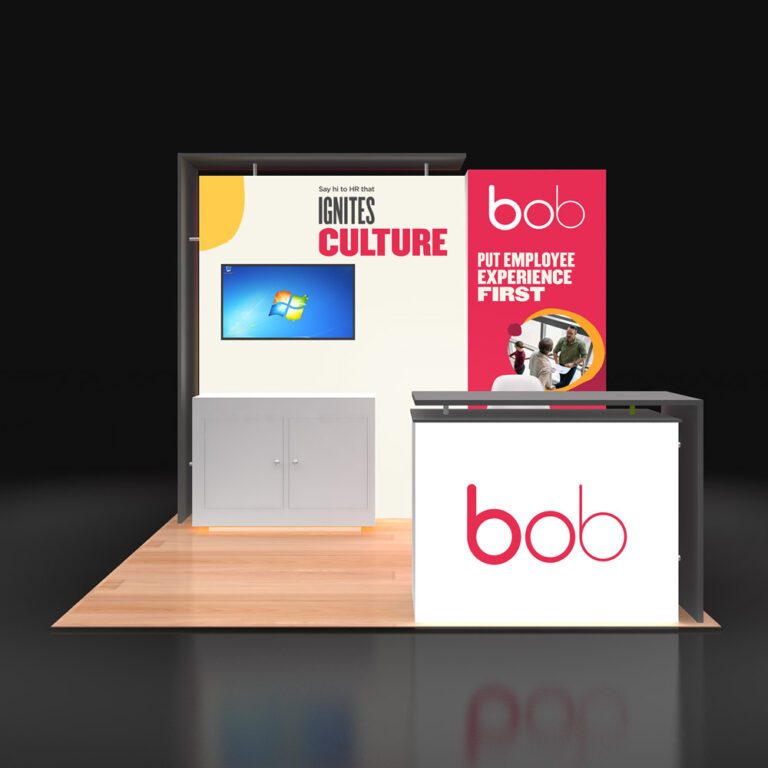 PE1010 18 — 10x10 trade show booth rental by Pure Exhibits