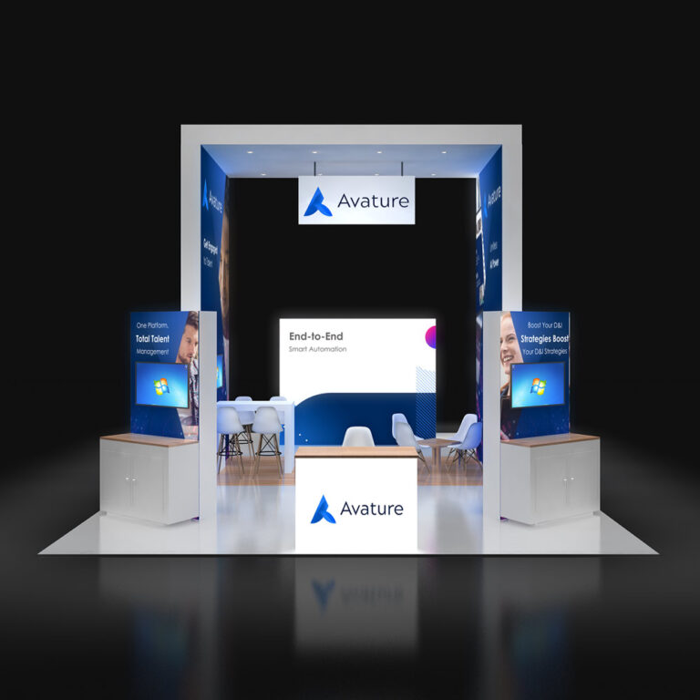 PE2030 19 — 20x30 trade show booth rental by Pure Exhibits