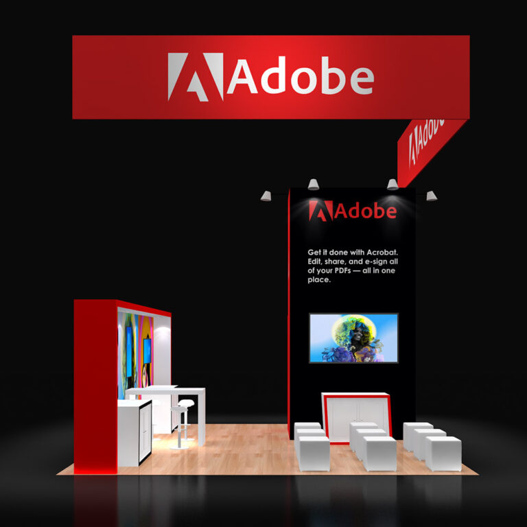 PE2020 30 — 20x20 trade show booth rental by Pure Exhibits