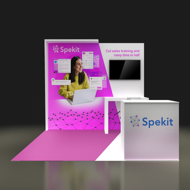 PE1010 21 — 10x10 trade show booth rental by Pure Exhibits