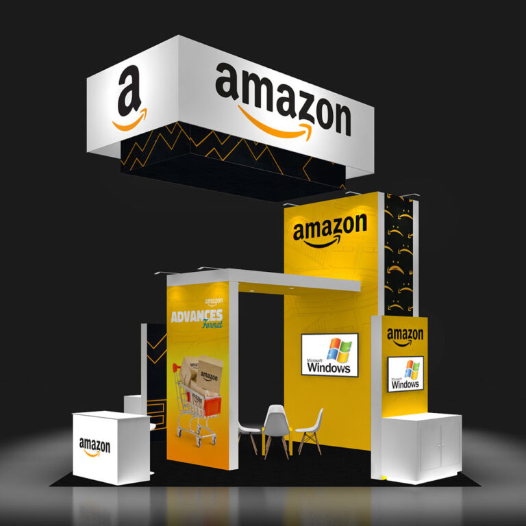 PE2020 33 — 20x20 trade show booth rental by Pure Exhibits