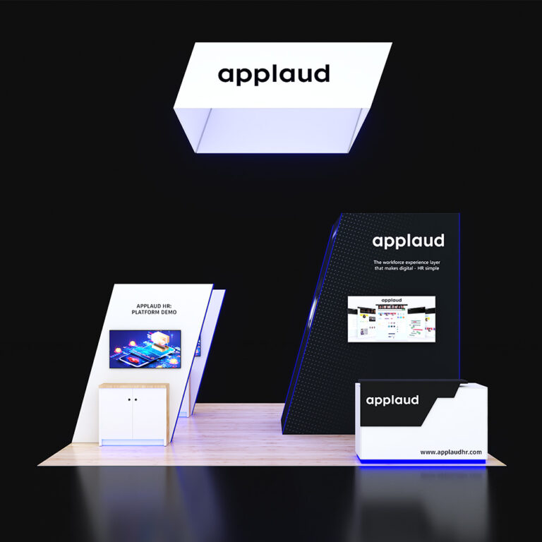 PE2020 35 — 20x20 trade show booth rental by Pure Exhibits