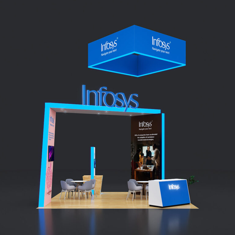 PE2020 36 — 20x20 trade show booth rental by Pure Exhibits