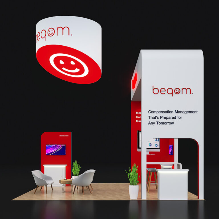 PE2020 37 — 20x20 trade show booth rental by Pure Exhibits