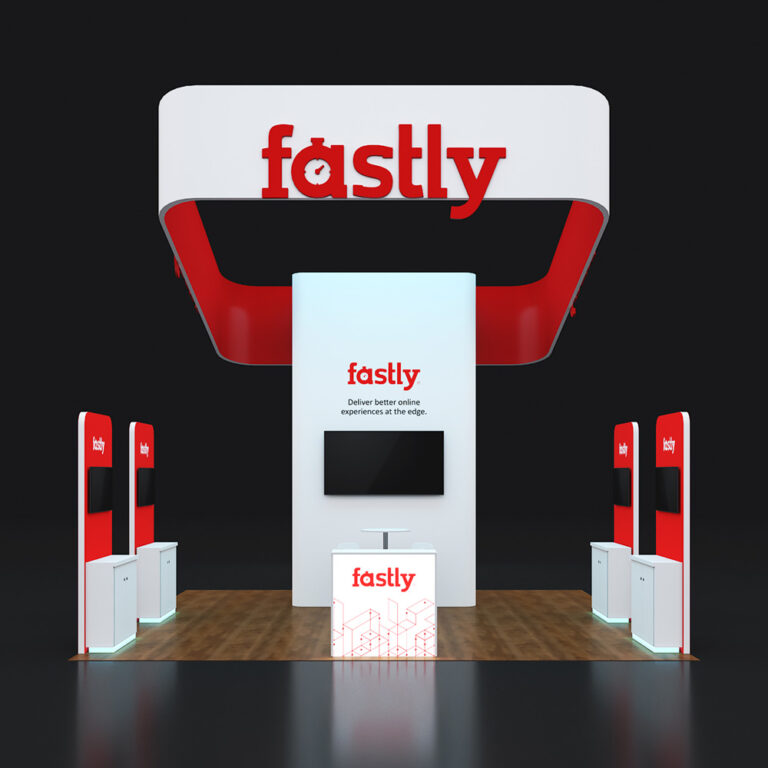 PE2020 39 — 20x20 trade show booth rental by Pure Exhibits