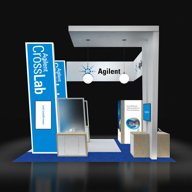 PE2020 49 — 20x20 trade show booth rental by Pure Exhibits