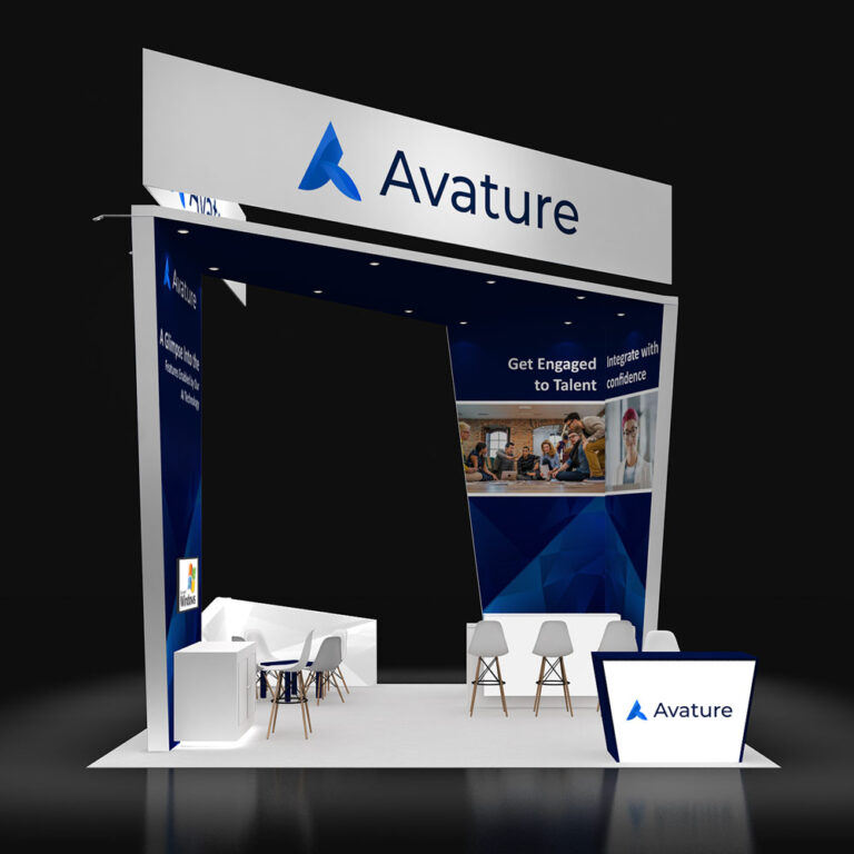 PE2020 48 — 20x20 trade show booth rental by Pure Exhibits