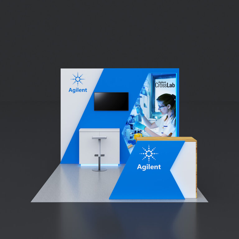 PE1010 25 — 10x10 trade show booth rental by Pure Exhibits
