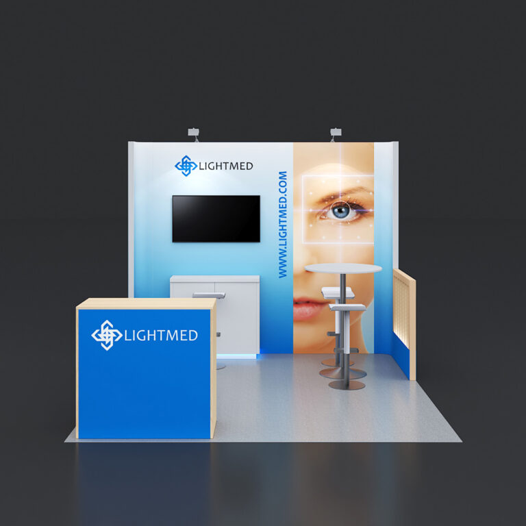 PE1010 26 — 10x10 trade show booth rental by Pure Exhibits