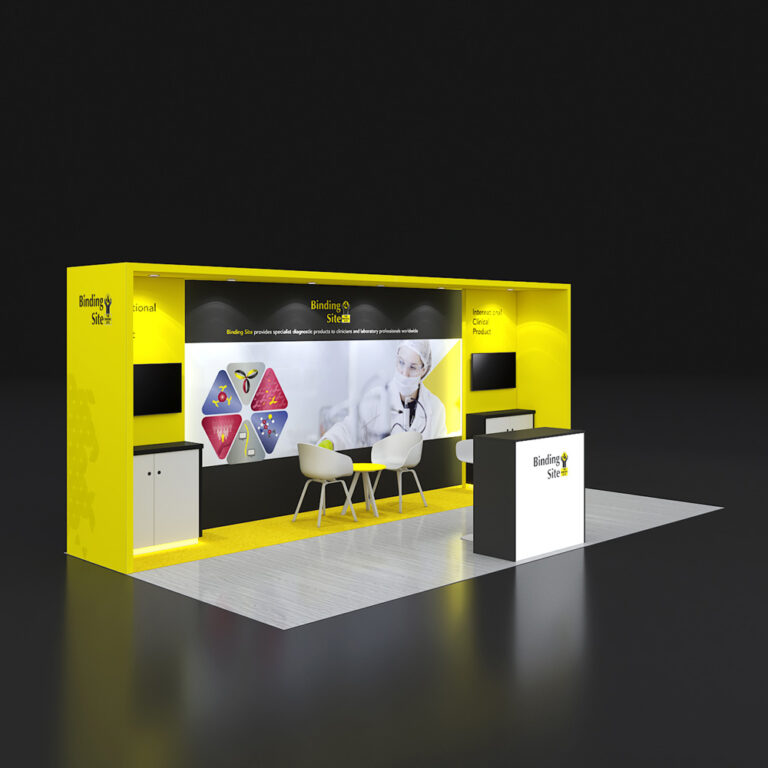PE1020 26 — 10x20 trade show booth rental by Pure Exhibits
