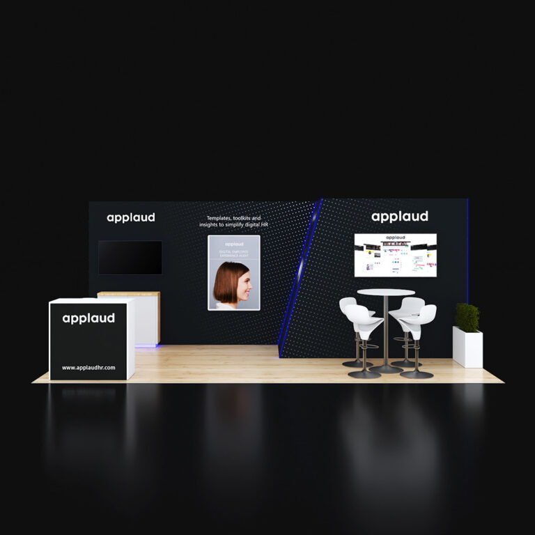 PE1020 28 — 10x20 trade show booth rental by Pure Exhibits