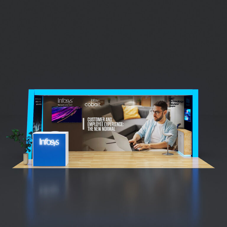 PE1020 29 — 10x20 trade show booth rental by Pure Exhibits