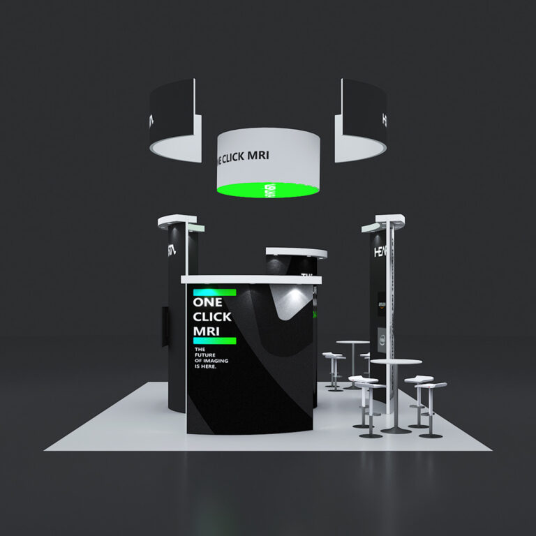 PE2030 27 — 20x30 trade show booth rental by Pure Exhibits