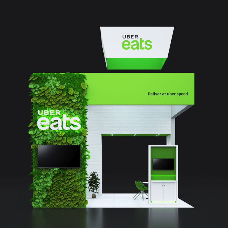 PE2020 40 — 20x20 trade show booth rental by Pure Exhibits