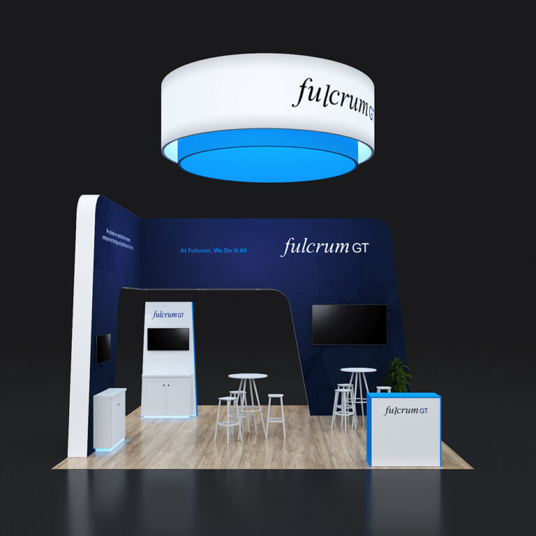 PE2020 43 — 20x20 trade show booth rental by Pure Exhibits