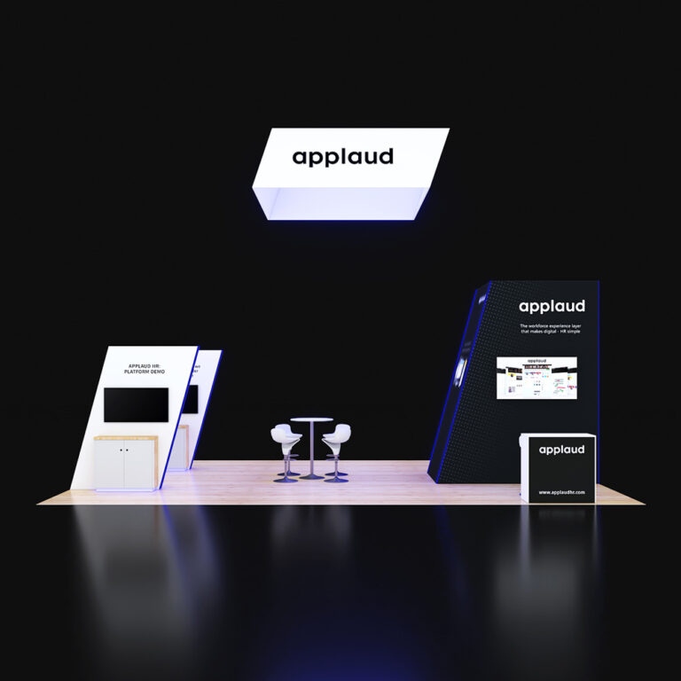 PE2030 31 — 20x30 trade show booth rental by Pure Exhibits