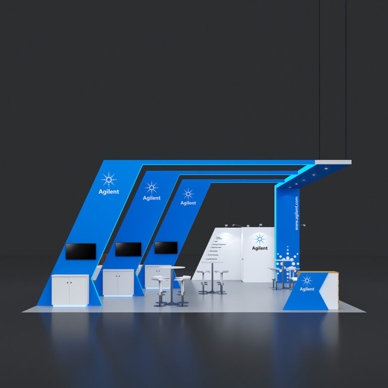 PE3030 27 — 30x30 trade show booth rental by Pure Exhibits