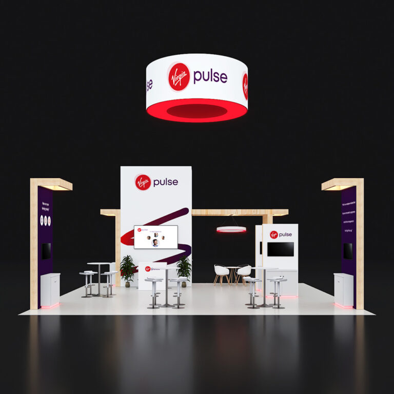 PE3030 33 — 30x30 trade show booth rental by Pure Exhibits