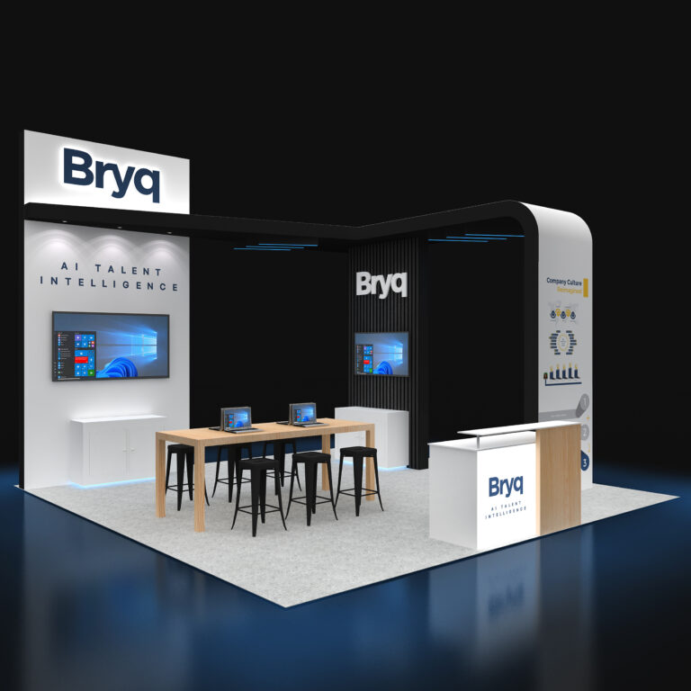 PE2020 59 — 20x20 trade show booth rental by Pure Exhibits