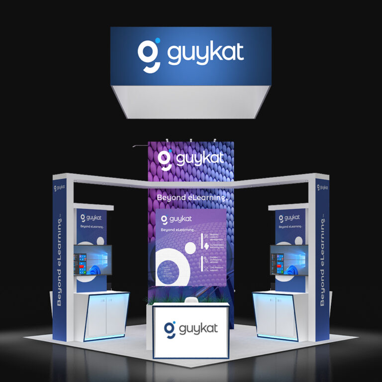 PE2020 58 — 20x20 trade show booth rental by Pure Exhibits