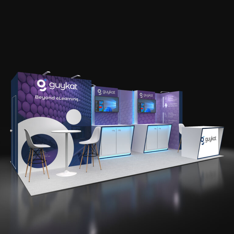 PE1020 38 — 10x20 trade show booth rental by Pure Exhibits