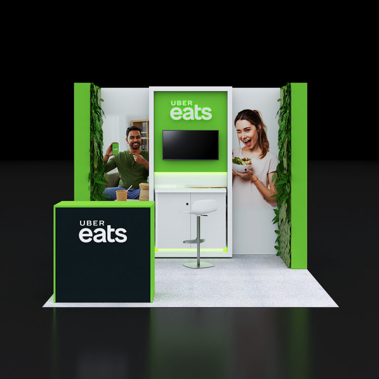 PE1010 31 — 10x10 trade show booth rental by Pure Exhibits