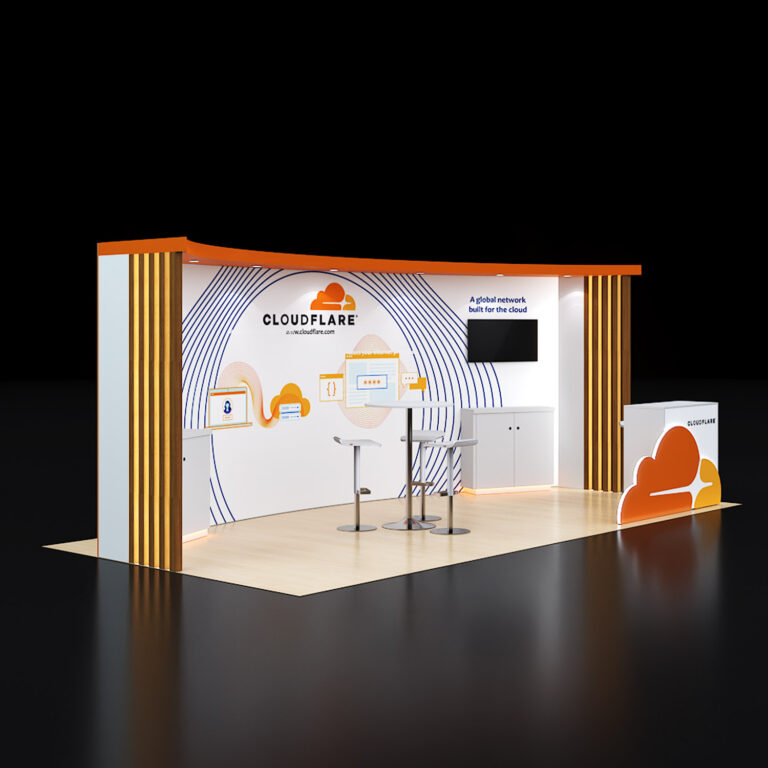 PE1020 32 — 10x20 trade show booth rental by Pure Exhibits
