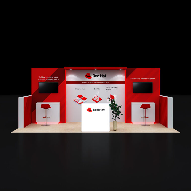 PE1020 36 — 10x20 trade show booth rental by Pure Exhibits