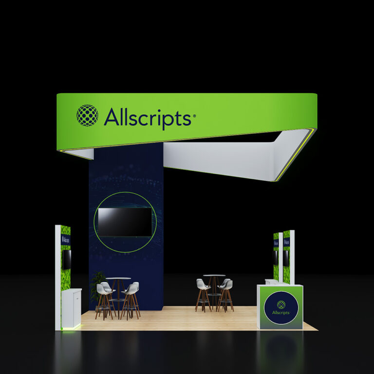 PE2020 54 — 20x20 trade show booth rental by Pure Exhibits