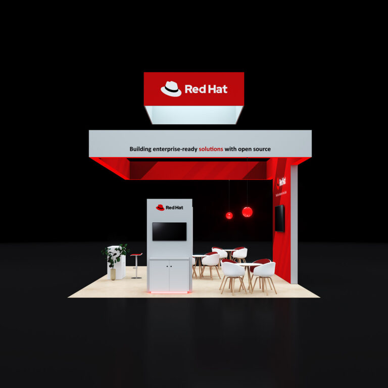 PE2030 38 — 20x30 trade show booth rental by Pure Exhibits