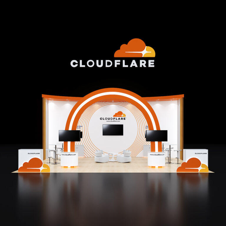 PE3030 34 — 30x30 trade show booth rental by Pure Exhibits