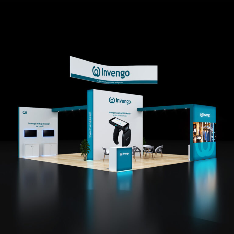PE3030 39 — 30x30 trade show booth rental by Pure Exhibits